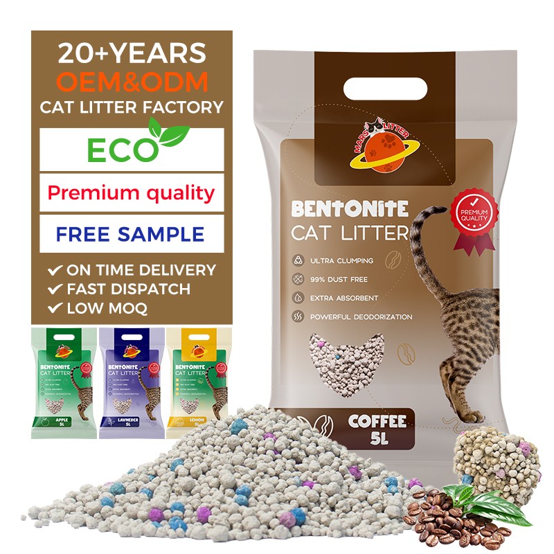 Cat Sand Factory - OEM ODM Factory Supplier Dust Free Low Tracking Fresh Scent Clay