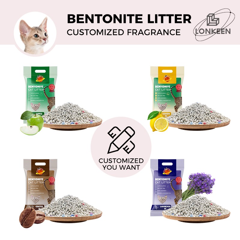 Bentonite Cat Litter Manufacturer - China OEM Factory Lemon Lavender Scent Ball Shape Dust Free