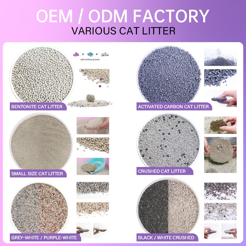 Eco Friendly Cat Litter Manufacturer - OEM ODM Low Dust 1-3mm Ball Shape Strong Clumping