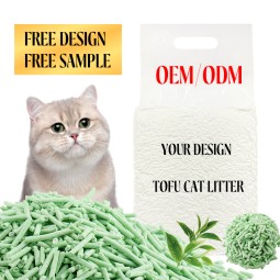 Pea Cat Litter Manufacturer - Dust Free 6 Liters Pea Flushable Clumping Natural Plant Tofu