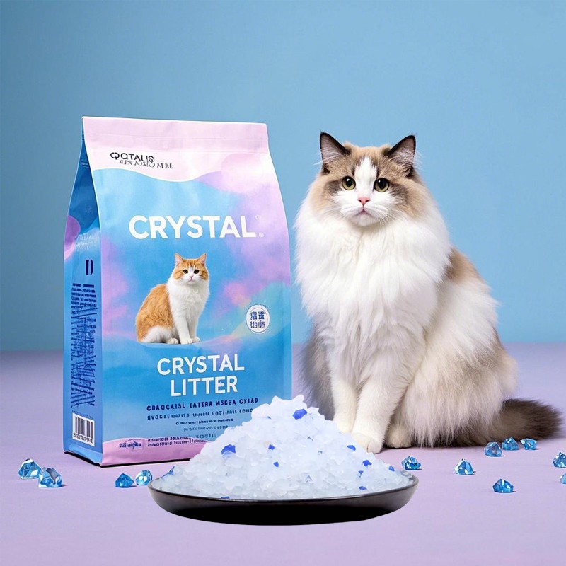 Blue Crystal Cat Litter Manufacturer - Wholesale Factory Directly Supply Low Dust 1-8mm 1.6kg