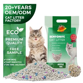 Cat Litter Sand Supplier - OEM Low Dust Strong Clumping Ball Shape ARENA PARA GATOS