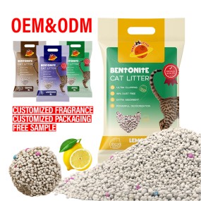 Cat Litter Sand Factory - Natural Sodium 10L Ball Shaped ARENA PARA GATOS Fast Clumping