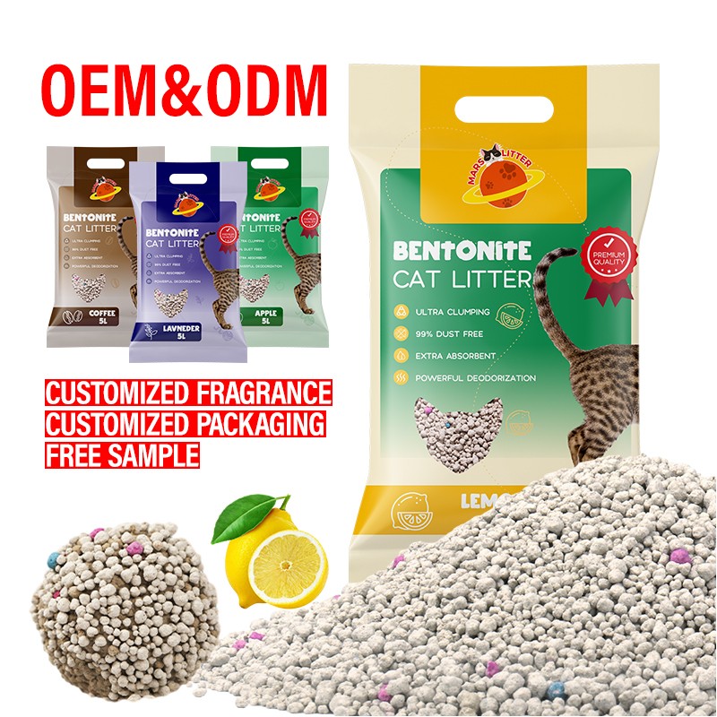 Cat Litter Sand Factory - Natural Sodium 10L Ball Shaped ARENA PARA GATOS Fast Clumping