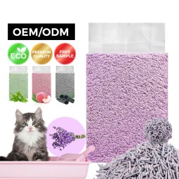 Plant Tofu Cat Litter Factory - OEM ODM Bulk 6L Lavender Peach Scented Premium Natural