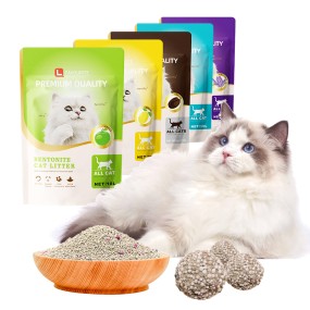 Multi Fragrance Cat Litter Factory - Direct Selling Custom Dust Free Quickly Clumping Free Samples