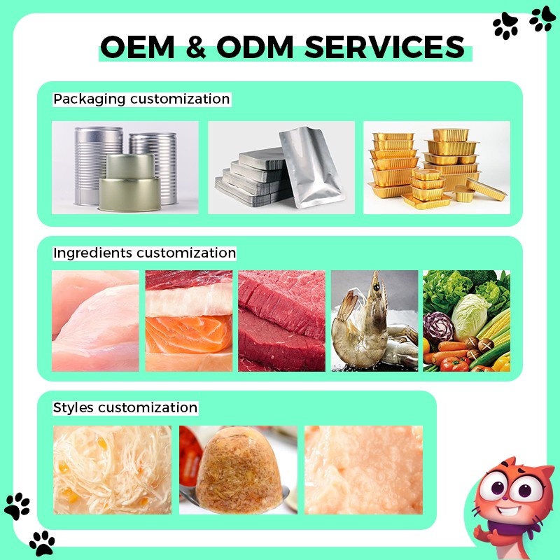 Wet Cat Food Manufacturer - Wholesale Custom High-quality Cat Can Food Chicken Chunk Flavor
