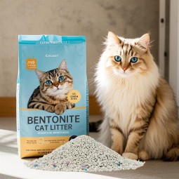 Cat Litter Manufacturer - OEM Custom Natural Organic Lemon Fragrant Clump Bentonite