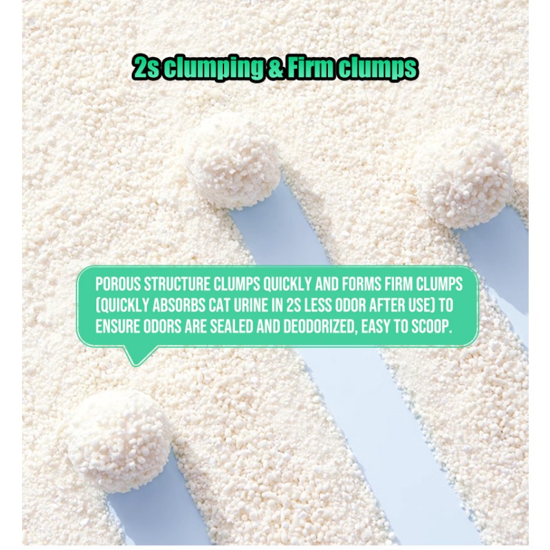 Efficient Cat Litter Manufacturer - China OEM Factory Efficient Odor Control Solid Clumping No Stick