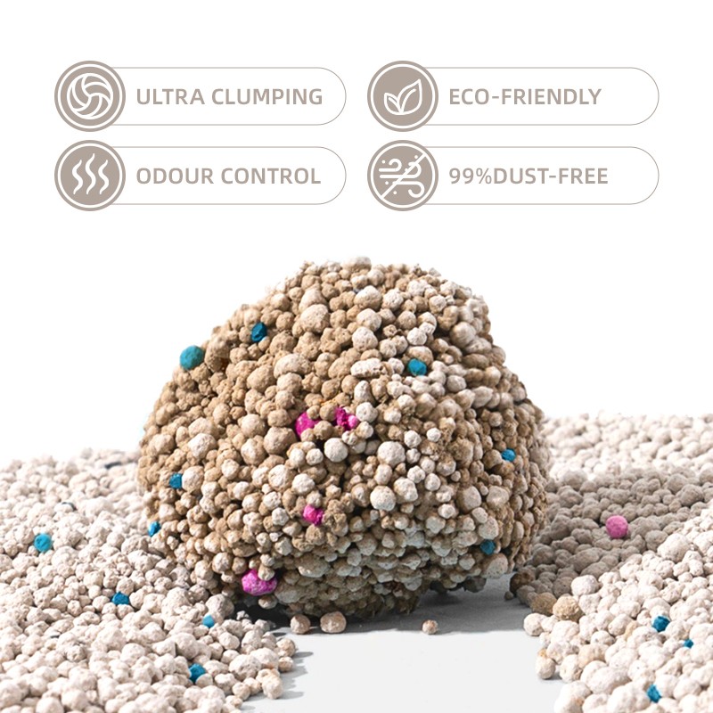 Mineral Cat Litter Manufacturer - Natural Organic Sodium Clumping Mineral Premium Fragrant Ball