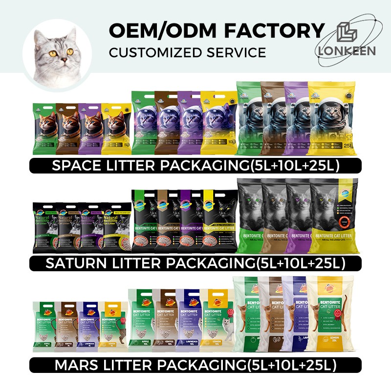 Odor Lock Cat Litter Supplier - Wholesales Custom Odor Lock Easy to Scoop Dust Free Quickly Clumping