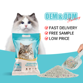 Bentonite Cat Litter Manufacturer - OEM Factory Ball Shape Dust Free ARENA PARA GATOS Clumping