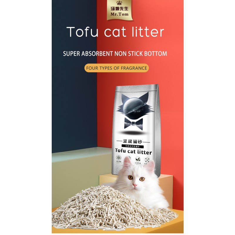 Tofu Cat Litter Factory - 6L Pack Water Soluble Four Flavors