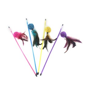 Cat Toys Manufacturer - Rattan Balls Feathers Interactive