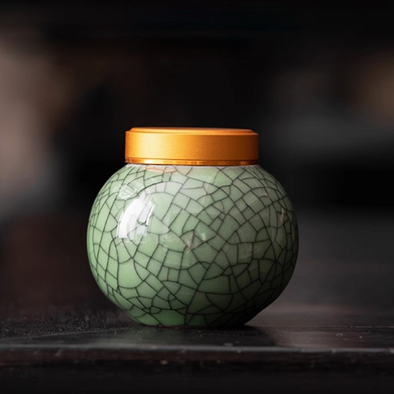 Celadon Pet Urn Supplier - Modern Luxury Small Ceramic Design