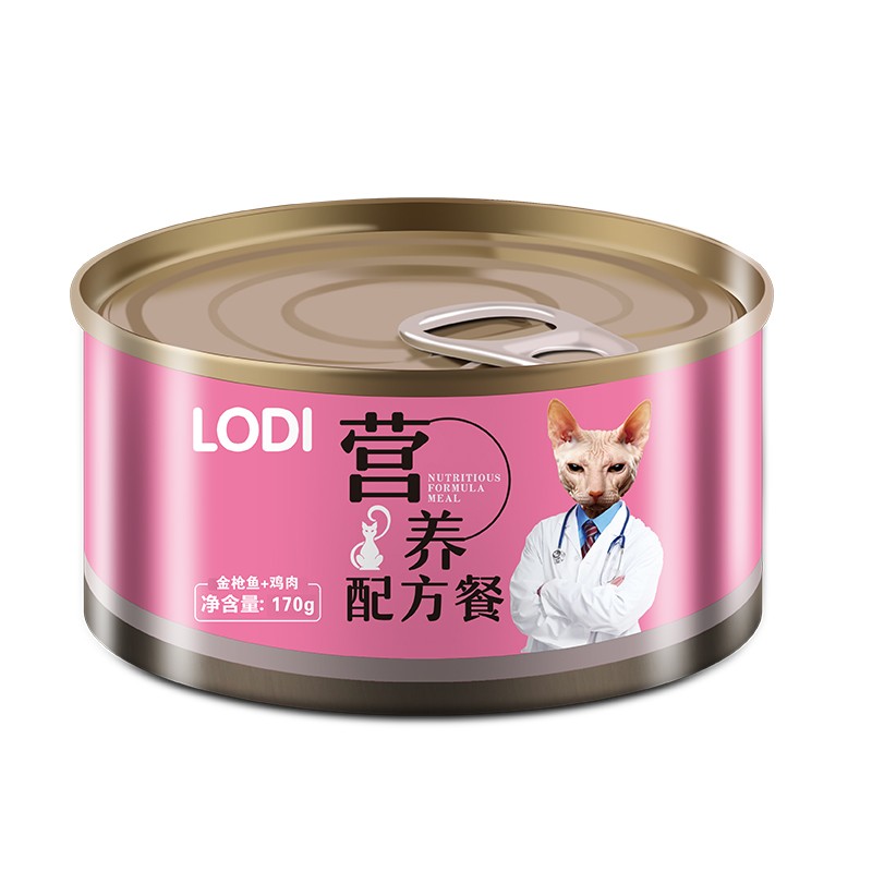 Organic Pet Can Manufacturer - LODI 170g Tuna Prawn Flavor