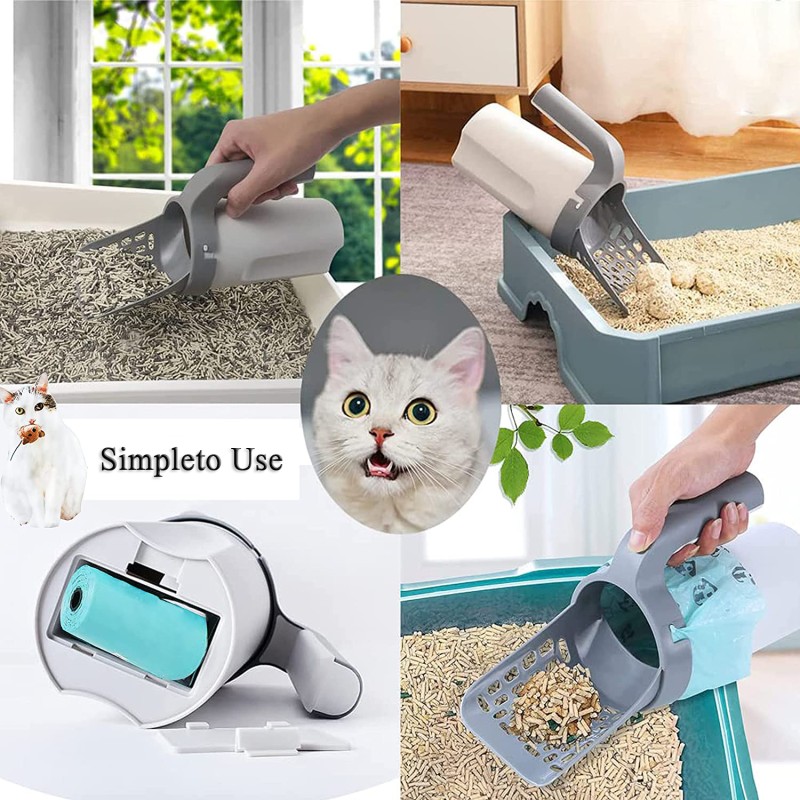 Pet Cleaning Shovel Manufacturer - Portable 2 in 1 With Bag
