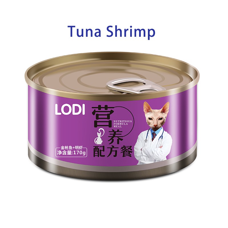 Pet Jelly Can Supplier - LODI 170g Tuna Crab Flavor OEM