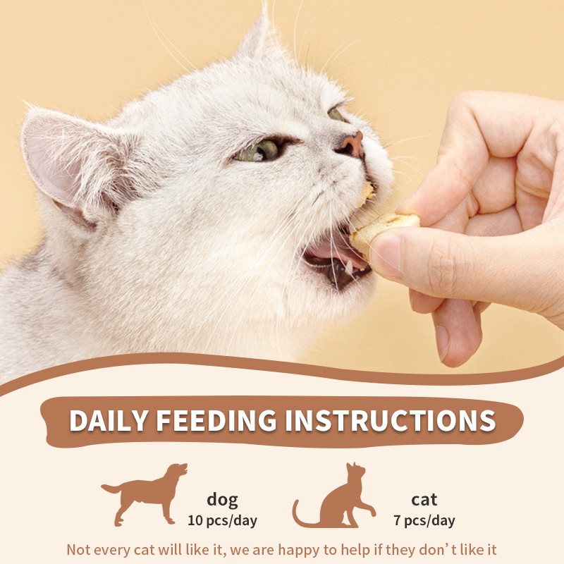 Freeze-Dried Chicken Cubs Factory - Crispy Hair Cleaning Teeth