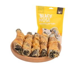 Pet Food Factory - Snacks Dog Treats Chicken Wrap Codfish Skin Stick Dog Cat