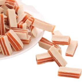 Pet Food Factory - Yummy Natural Dried Double Chicken Sandwich Cube Dog Snacks