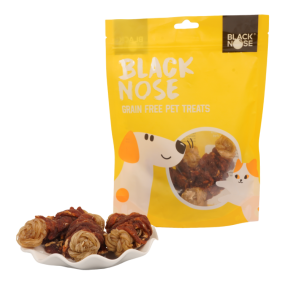 Air Dried Treats Manufacturer - Duck Wrap Beef Tendon Bone Teeth Cleaning Snacks