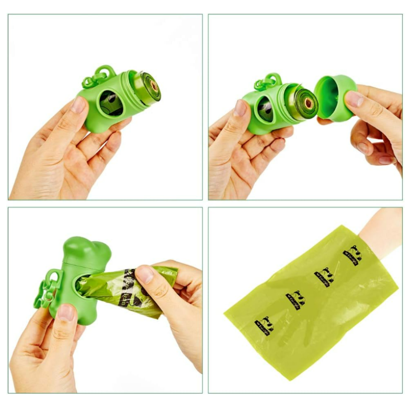 Dog Waste Bags Manufacturer - 60 Rolls 900 Count Dispenser Leash Clip Unscented Extra Thick