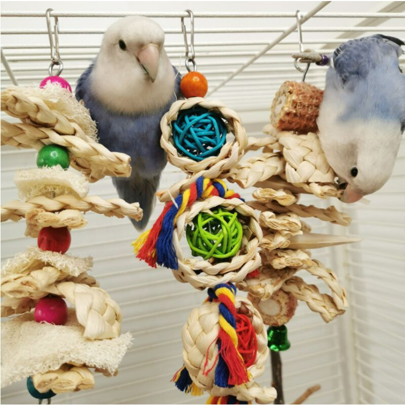 Bird Chewing Toy Manufacturer - Factory Price Large Parrot Multicolored Wooden Blocks Tearing