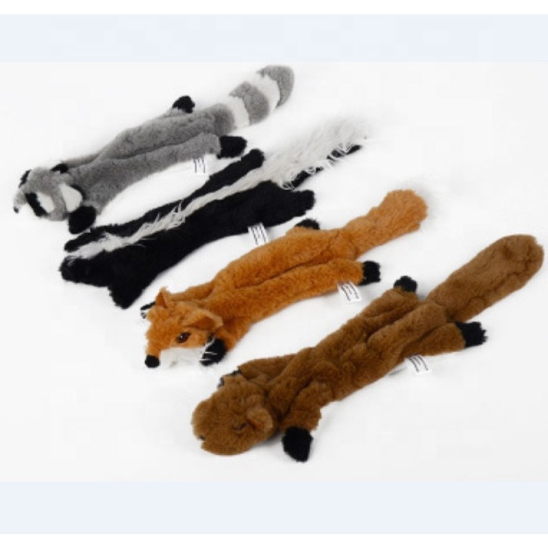 Plush Dog Toy Manufacturer - Wholesale Animal Toy Set Value Pack 5 Squirrel Squeaky Toys