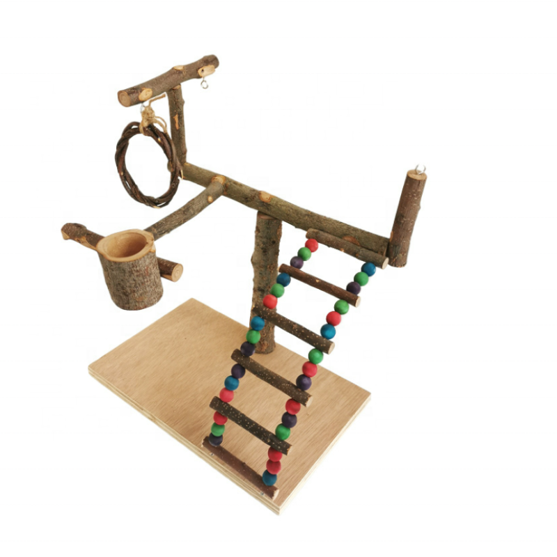 Bird Chewing Toy Manufacturer - Wholesale Large Parrot Natural Wooden Blocks Tearing Chew Amusement