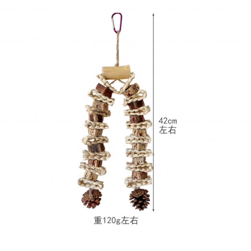 Bird Toys Factory - Factory Price Large Parrot Chewing Multicolored Wooden Blocks Tearing