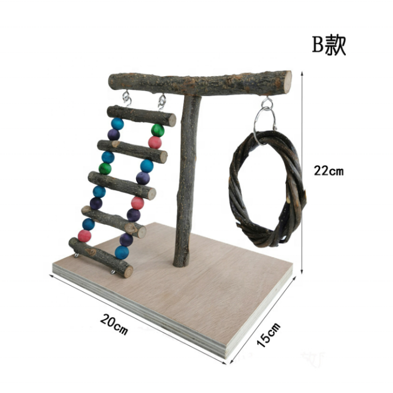 Bird Chewing Toy Manufacturer - Wholesale Large Parrot Natural Wooden Blocks Tearing Chew Amusement