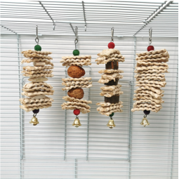 Parrot Toys Manufacturer - Swing Chewing Hanging Bell Cage Toys for Conures Finches Birds
