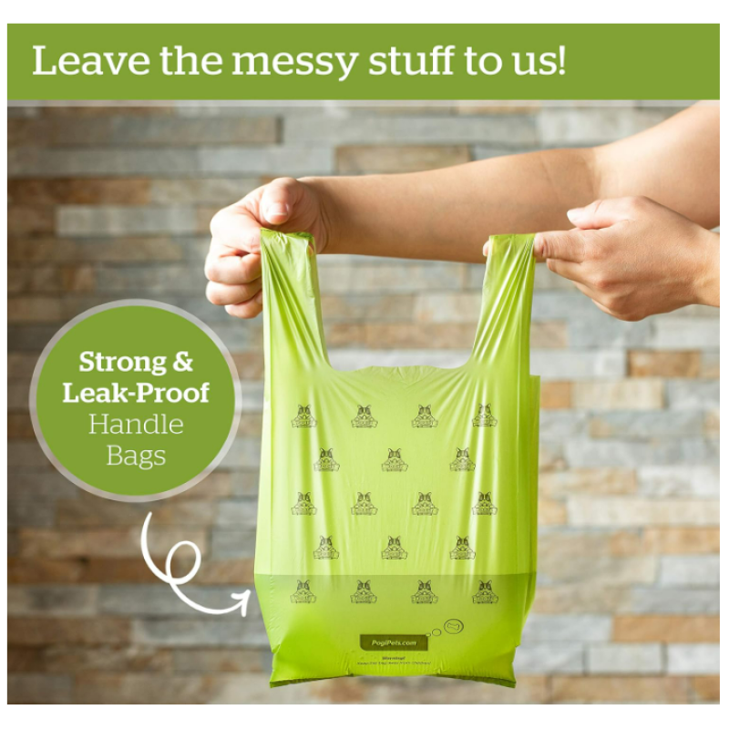 Dog Poop Bags Supplier - with Easy Tie Handles 300 Count Leak-Proof Ultra Thick Scented