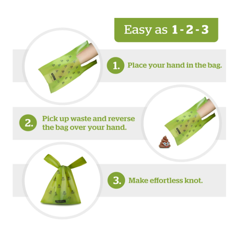 Dog Poop Bags Supplier - with Easy Tie Handles 300 Count Leak-Proof Ultra Thick Scented