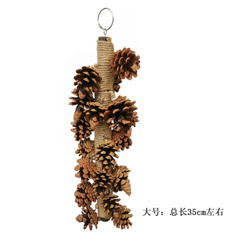 Parrot Toys Factory - Wholesale Swing Chewing Hanging Bell Cage Toys for Bird Fun Swing