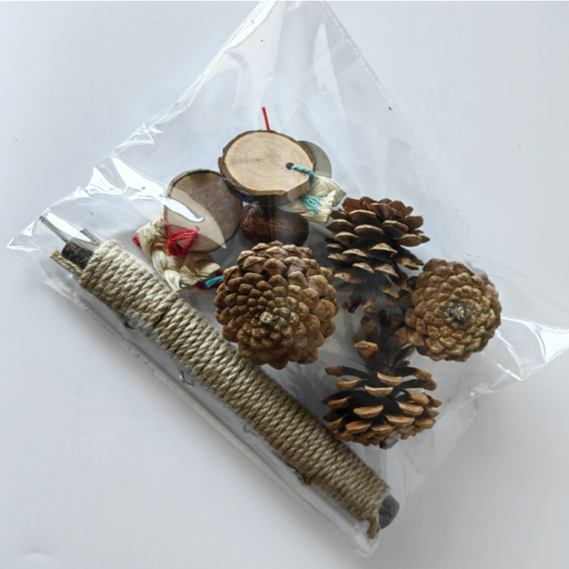 Bird Toys Factory - Factory Price Large Parrot Chewing Multicolored Wooden Blocks Play