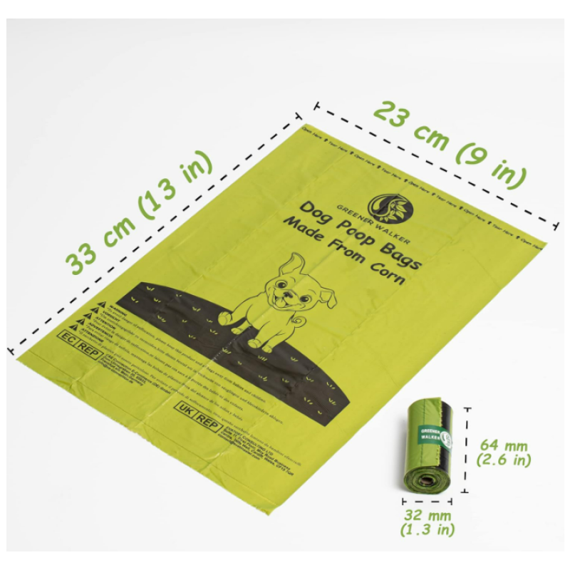 Dog Waste Bags Factory - 540 Bags Extra Thick Strong 100% Leak Proof Green