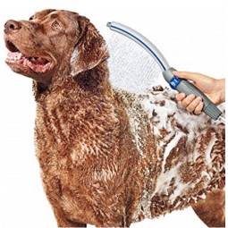 Pet Shower Faucet Factory - Dog Bath Faucet Attachment 13" Blue/Grey System Fast Bathing