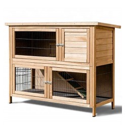 Rabbit Hutch Factory - 52" Outdoor Garden Backyard Wood Hen House Chicken Coop Poultry