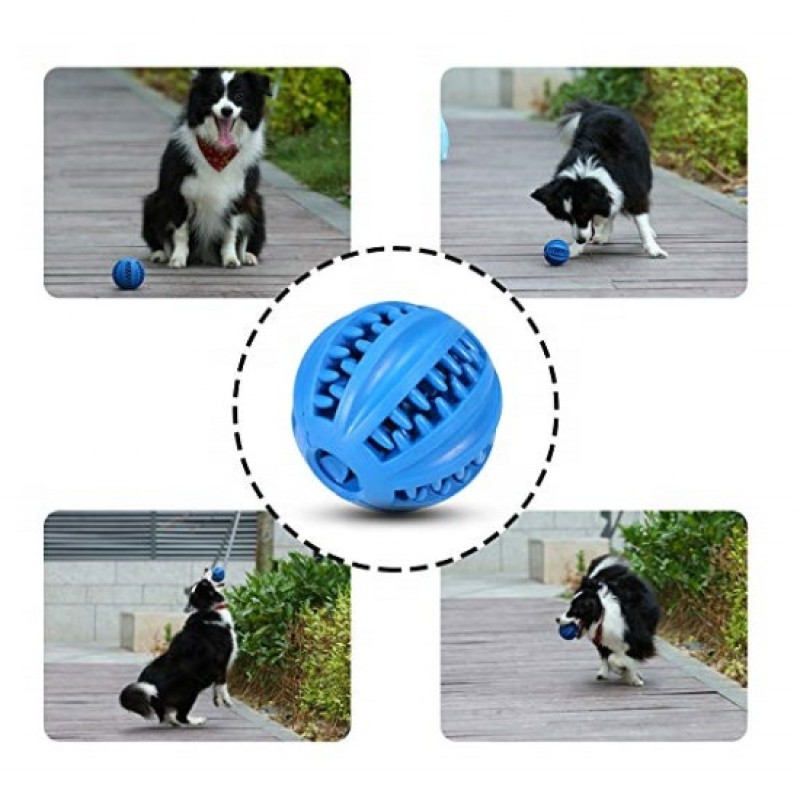 Dog IQ Toy Factory - Fun Interactive Food Dispensing IQ Treat Ball Non Toxic Natural