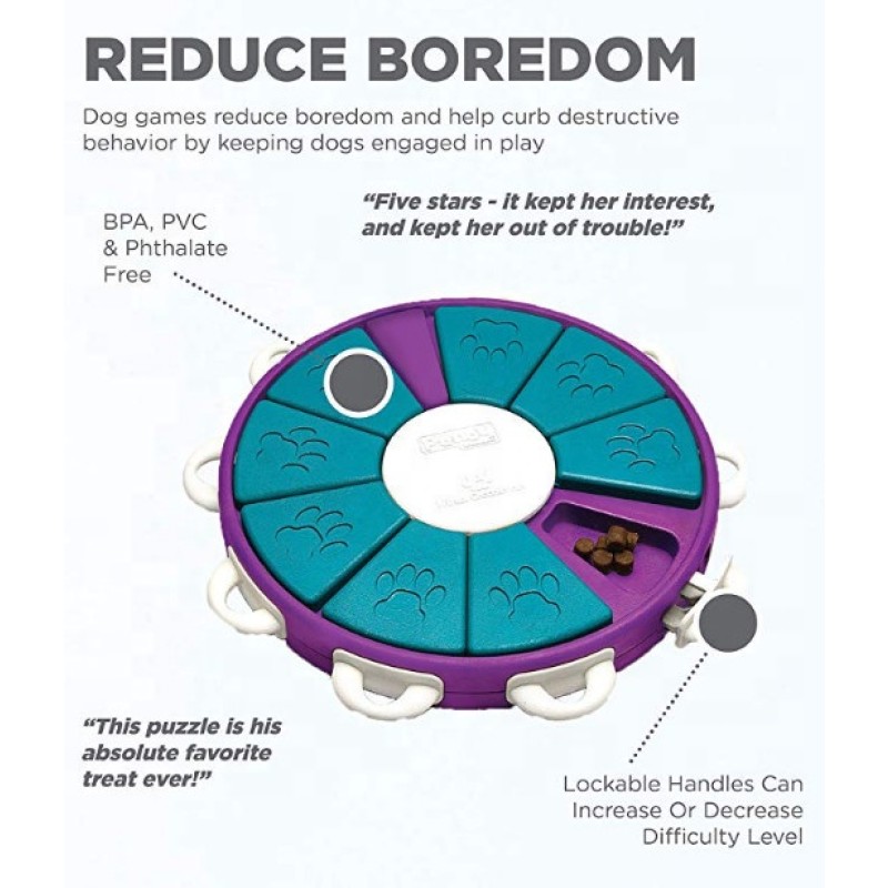 Dog Puzzle Toy Supplier - Twister Advanced Puzzle Toy Stimulating Treat Dispensing Game