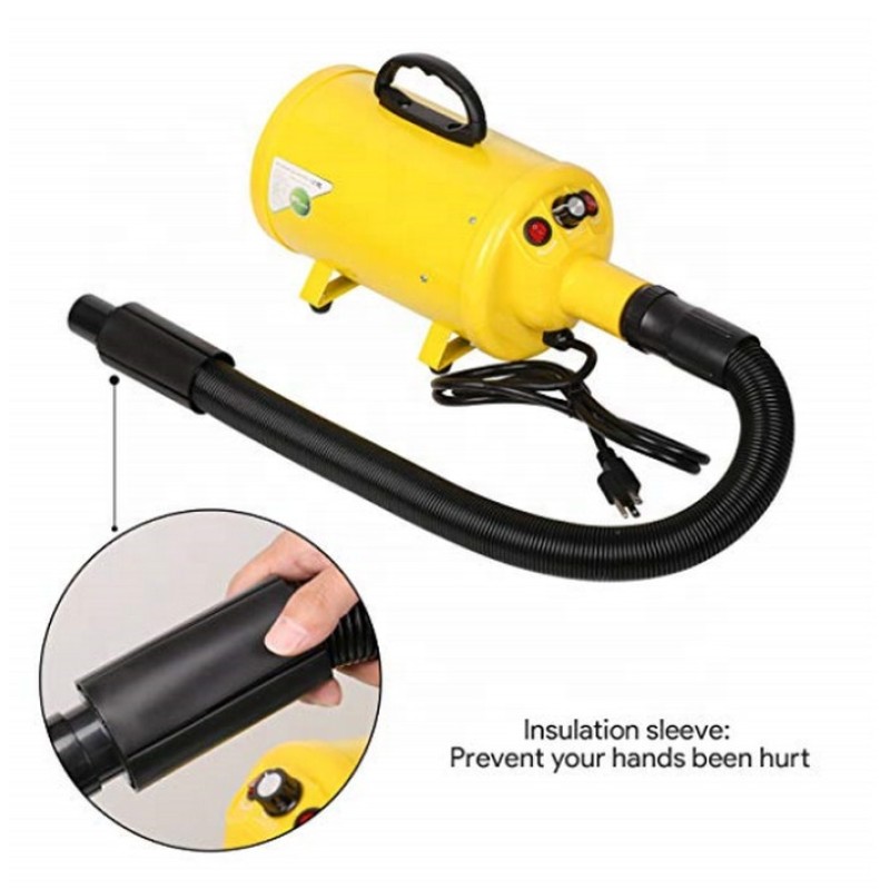 Dog Dryer Supplier - 3.8HP 2800W Professional Grooming Blower Speed Adjustable with Heater