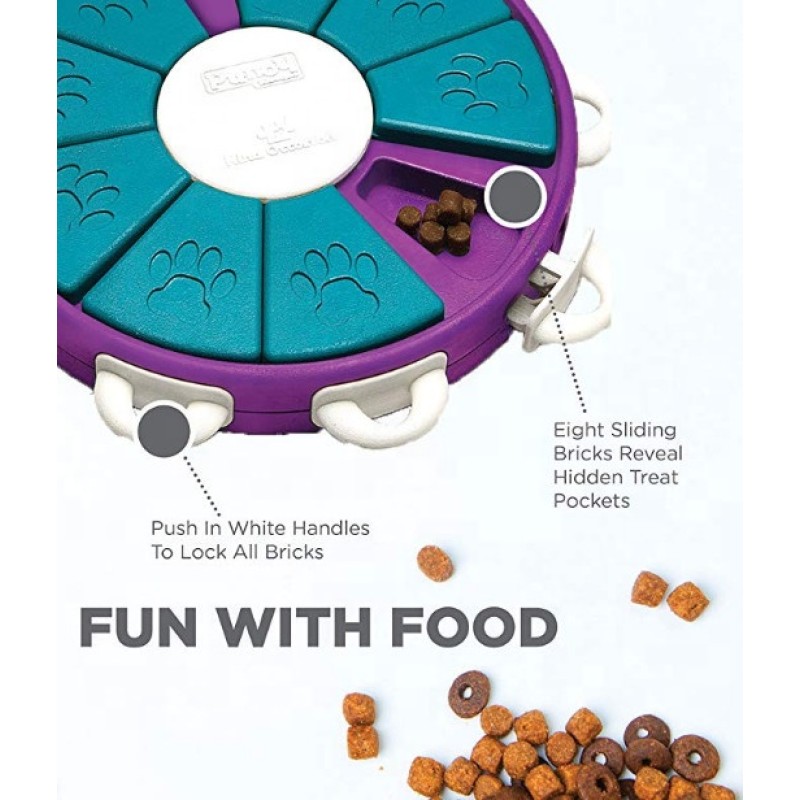 Dog Puzzle Toy Supplier - Twister Advanced Puzzle Toy Stimulating Treat Dispensing Game