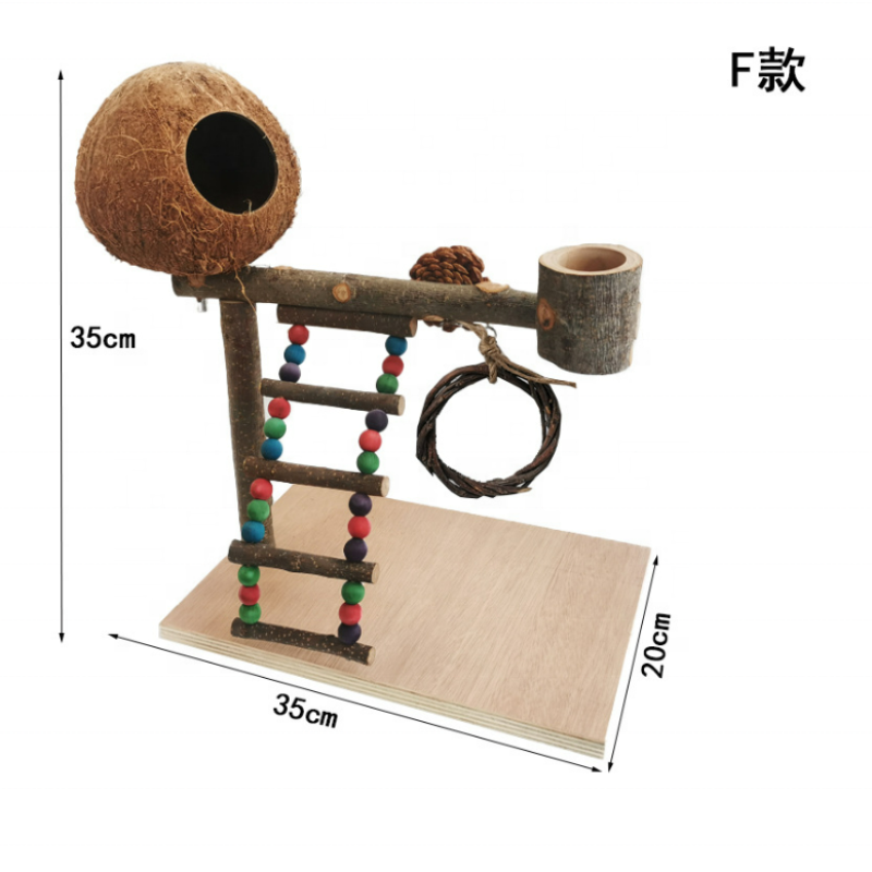 Bird Chewing Toy Manufacturer - Wholesale Large Parrot Natural Wooden Blocks Tearing Chew Amusement