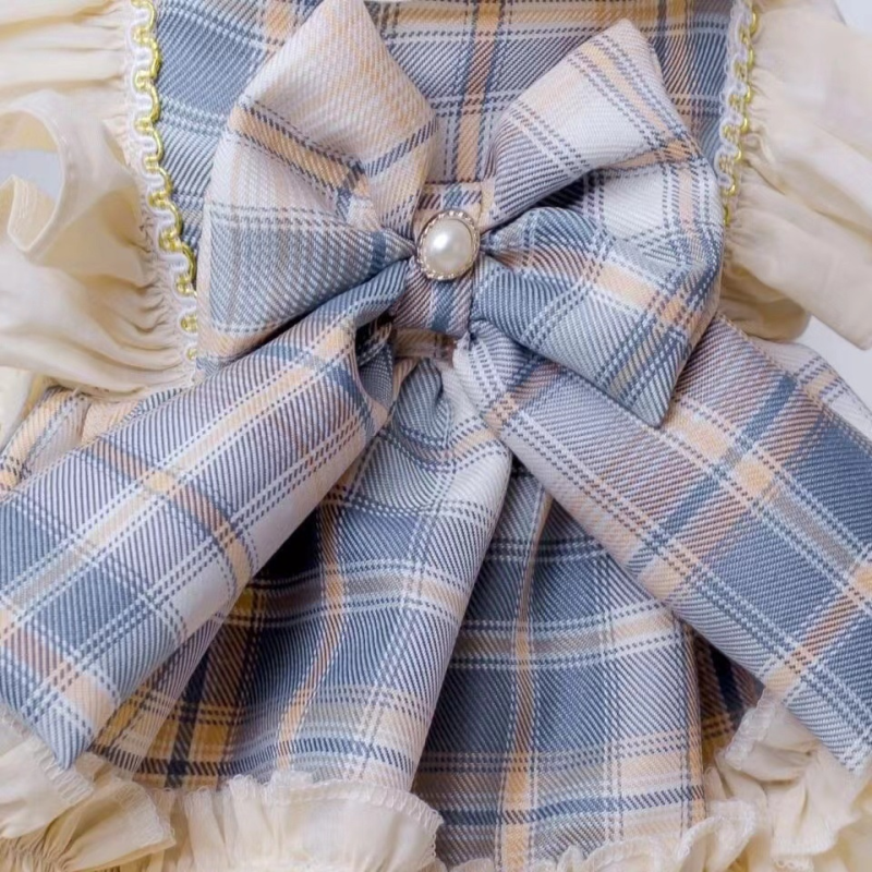 Pet Dress Manufacturer - Summer Lolita Princess Dress for Dogs Cats Bichon Teddy Luxury