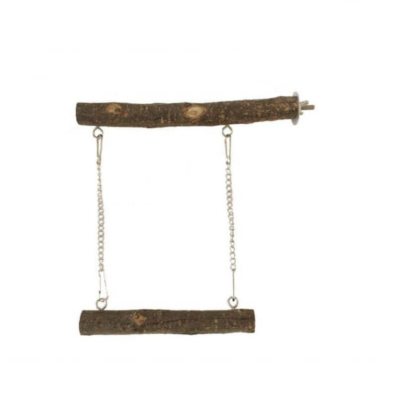 Bird Chewing Toy Manufacturer - Wholesale Large Parrot Natural Wooden Blocks Tearing Play Swing