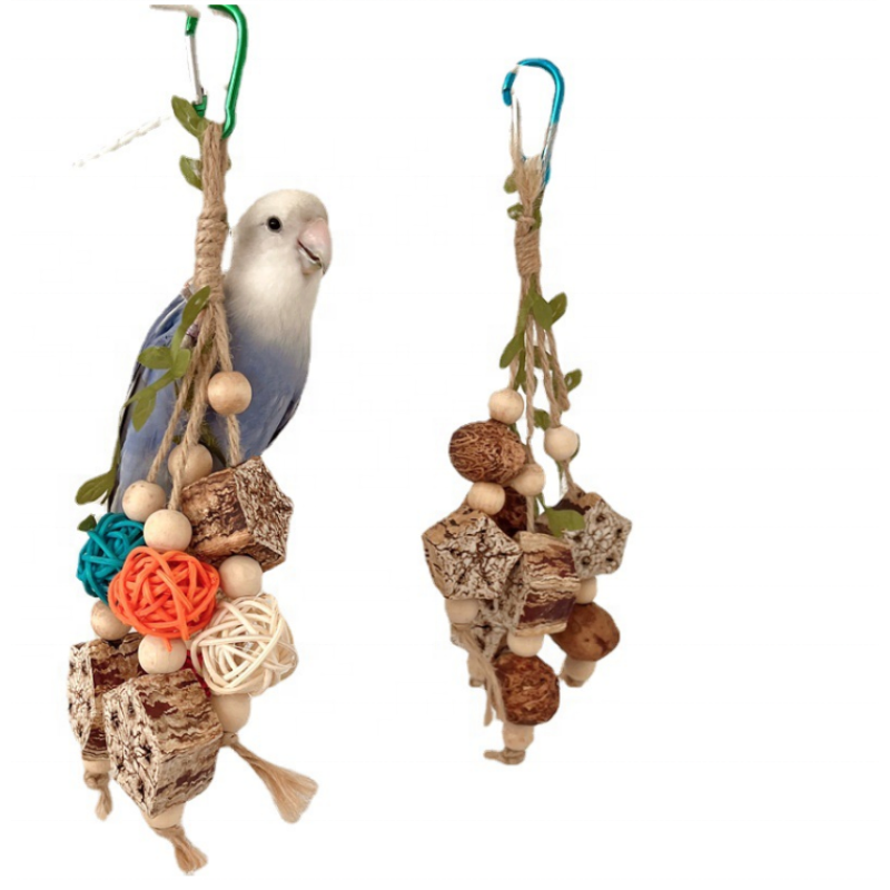 Bird Swing Supplier - Wholesale Parrot Chewing Toys Hanging Bell Cage Toys for Small Birds