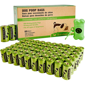 Dog Waste Bags Manufacturer - 60 Rolls 900 Count Dispenser Leash Clip Unscented Extra Thick