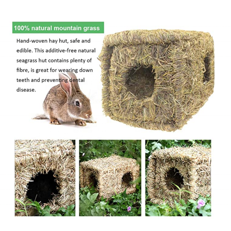 Rabbit Bed Manufacturer - Grass House Hand Woven Seagrass Mat Bed Natural Folding Hut